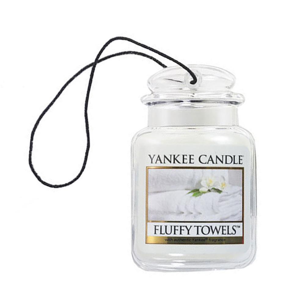 Yankee Candle Fluffy Towels™ Car Jar Ultimate Air Freshener Extra Image 1
